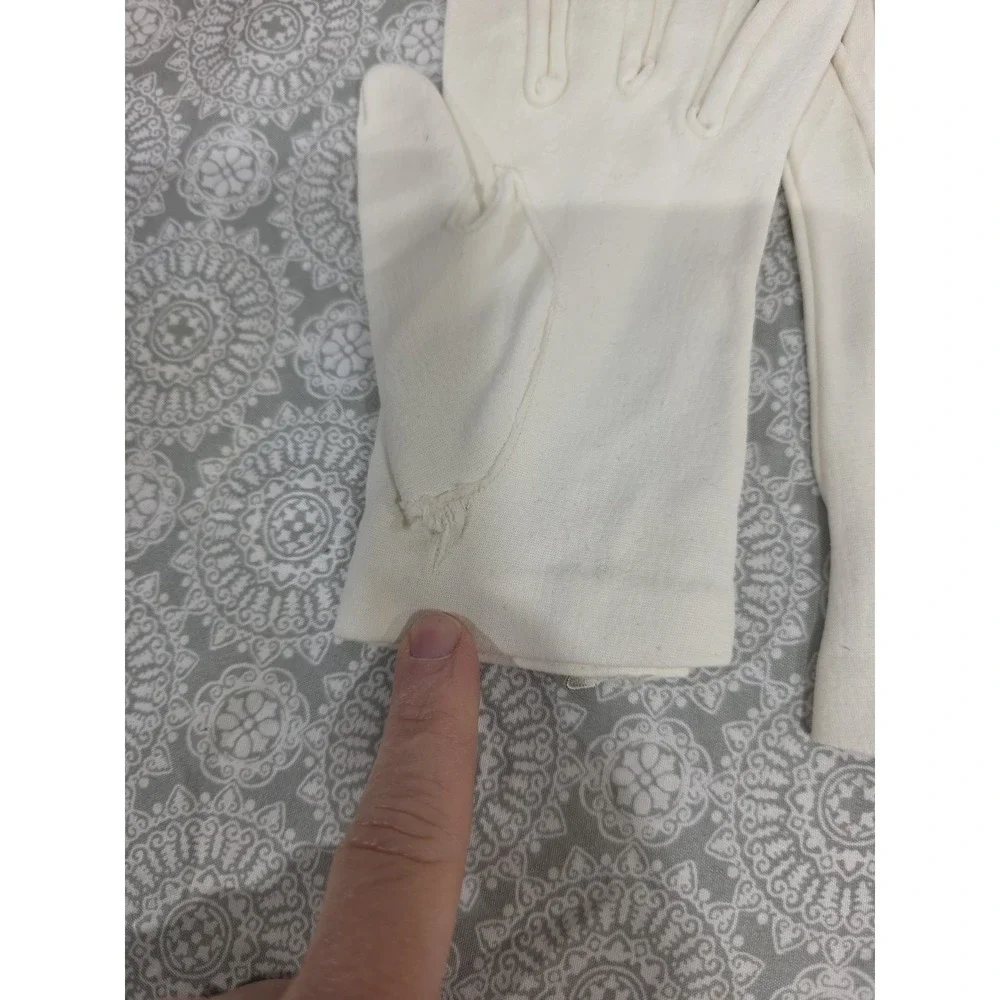 Vintage Opera Gloves Set White Black Brown Long Formal‎ Evening Party Driving